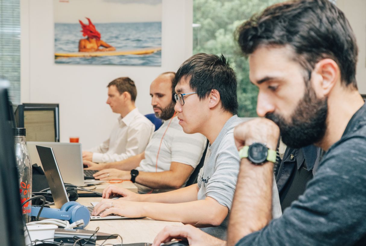 Équipe Webnet au travail