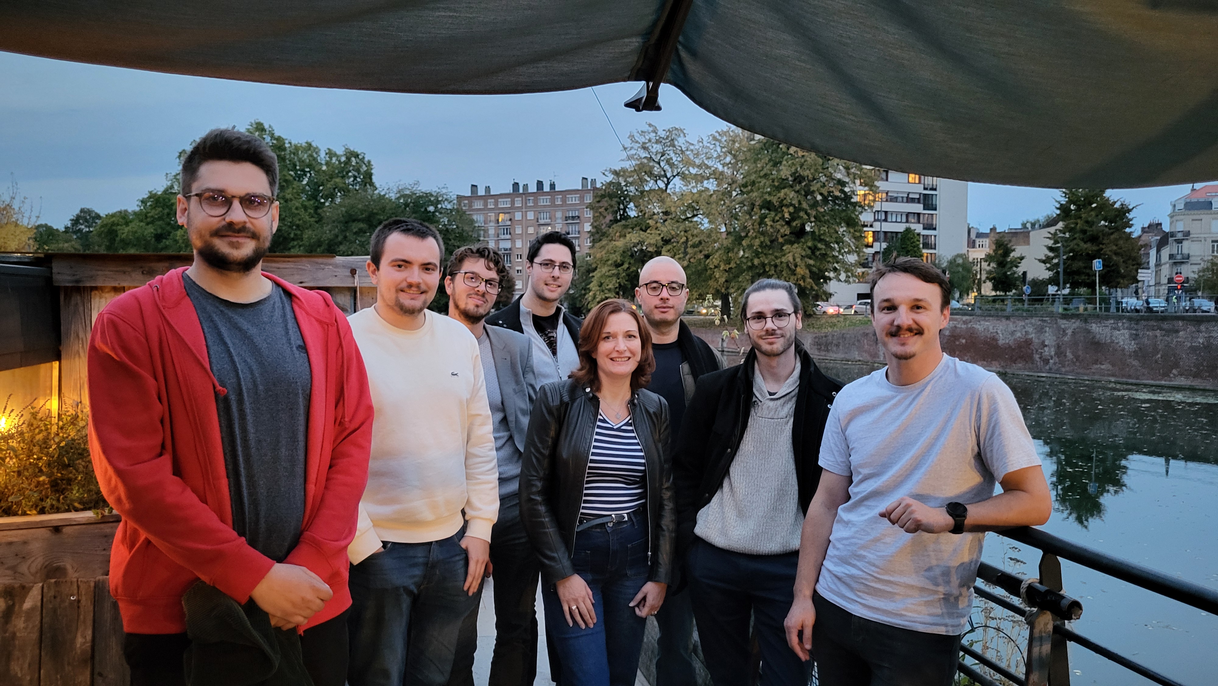 L'équipe Webnet Lille lors d'un afterwork
