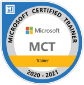 Logo Microsoft certified trainer MCT