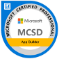Logo Microsoft certifies professional MCSD