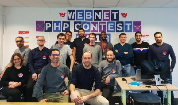 Équipe du pôle PHP de Webnet