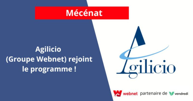 AGILICIO Groupe Webnet, a rejoint notre programme de mécénat de compétence