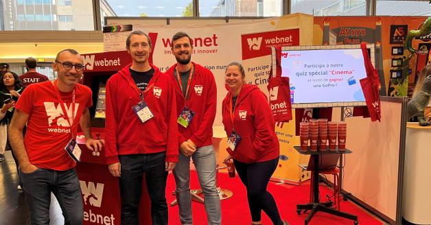 Stand Webnet au DevFest Nantes 2023