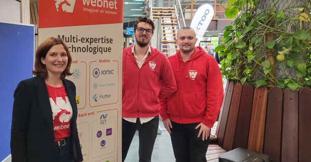 Sophie, Mattéo et Kévin à la JMI