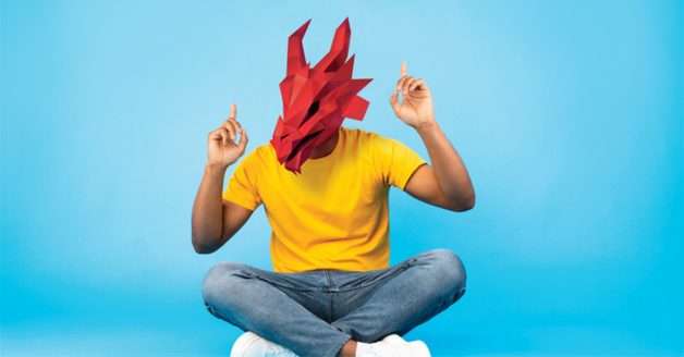 Photo de Dragon doigts en l'air